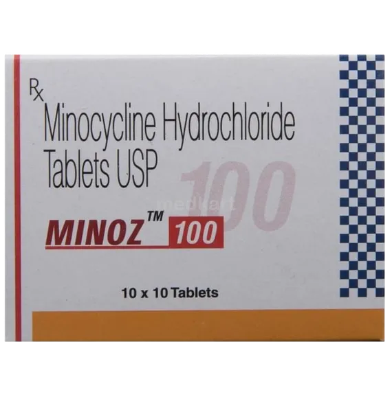 minoz 100mg tablet 10's